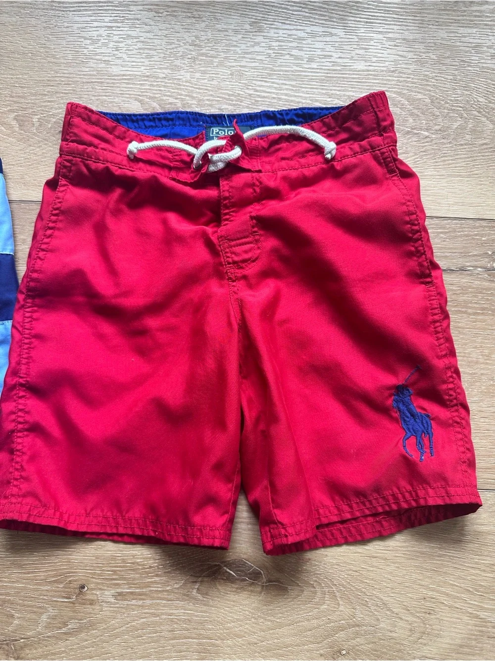 Polo by Ralph Lauren Kids 3-Pack Swim Shorts - Blue, Navy, Red